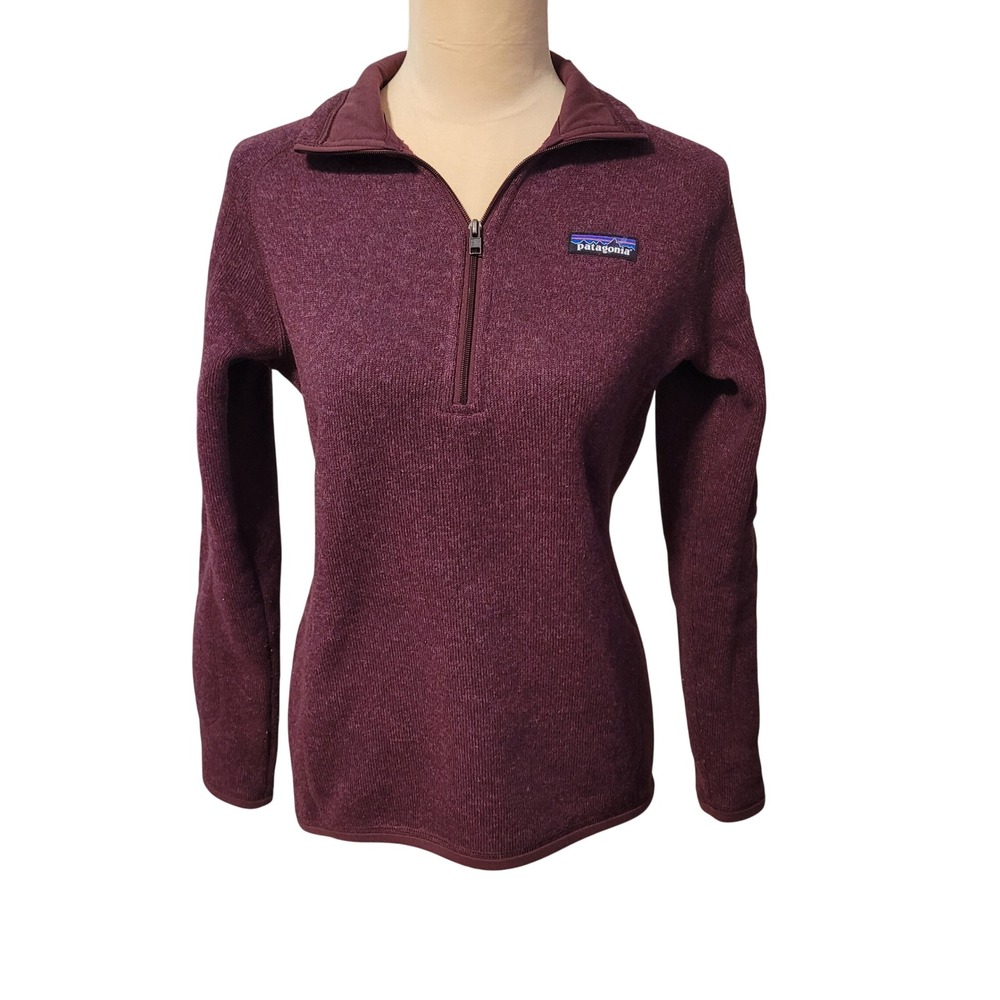 Patagonia Better Sweater 1/4 Zip Fleece‎ Dark Currant XS Gorpcore Outdoor Hiking
